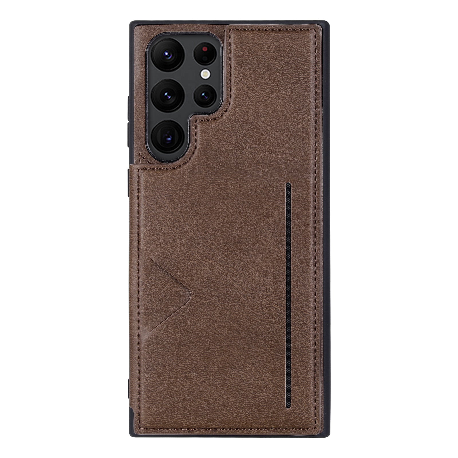HANMAN Mika Series For Samsung Galaxy S23 Ultra Magnetic Card Slots Design PU Leather Coated TPU Protective Case Phone Back Cover HANMAN Mika Series For Samsung Galaxy S23 Ultra Magnetic Card Slots Design PU Leather Coated TPU Protective Case Phone Back Cover
